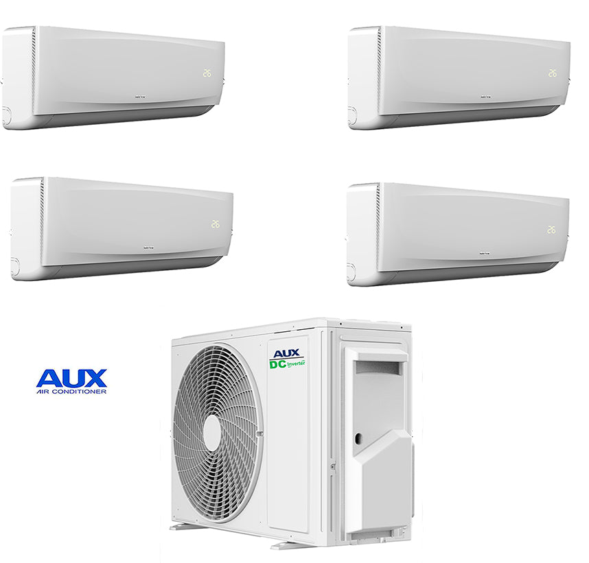 CLIMATIZZATORE  9+9+9+12 DC INVERTER AUX  GAS R-32 A++A+   WI-FI  READY UNITA'  ESTERNA AM4-H28/4DR3