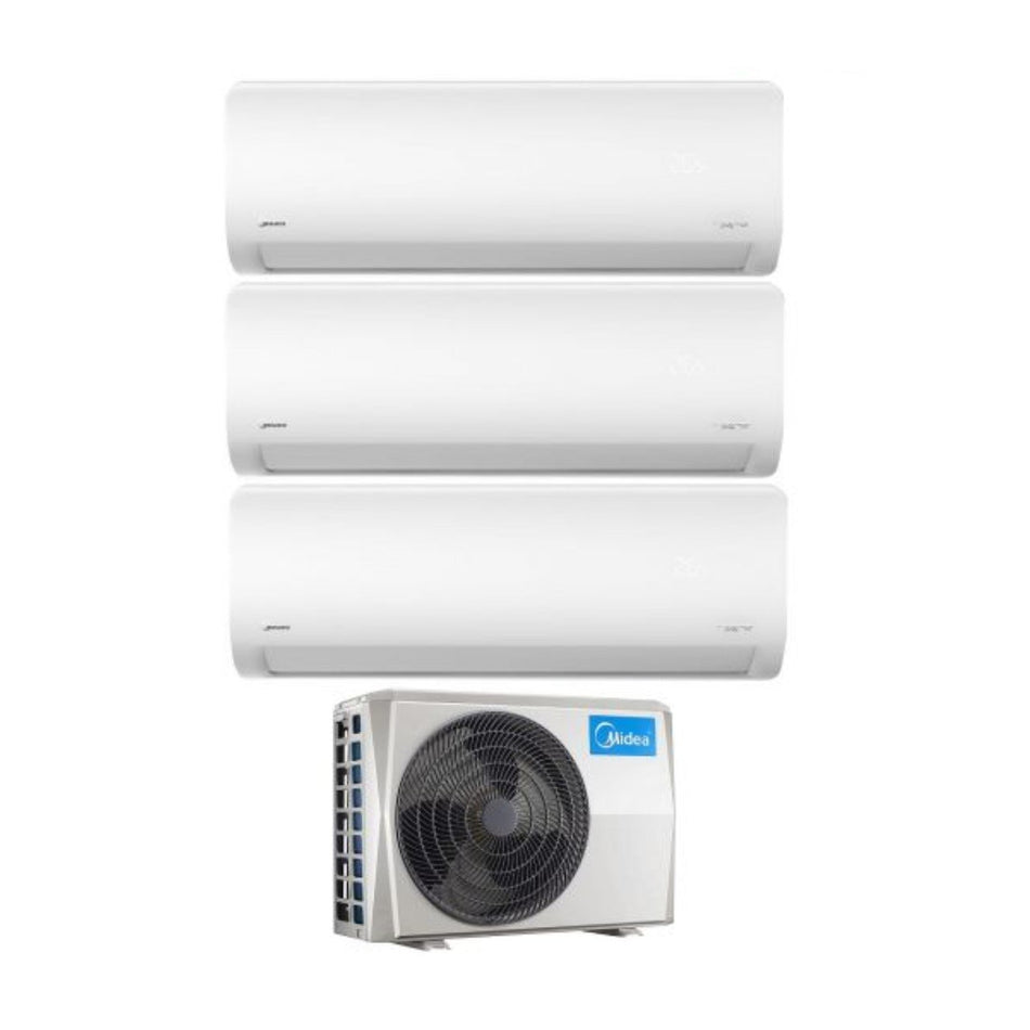 CLIMATIZZATORE 3 SPLIT 9+9+9 MIDEA XTREME PRO WI FI  WI FI INTEGRATO DC INVERTERM 3OA-27HFN8-Q R-32  A++A+