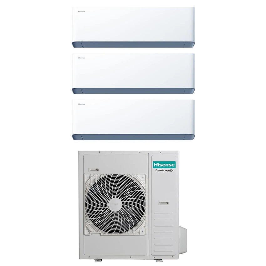 CLIMATIZZATORE 3 SPLIT  12+12+12 HISENSE HB WI FI INTEGRATO A++A+ ESTERNA 5AMW105U4RQC